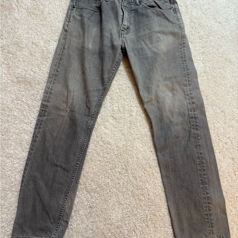 Men's Gray Levi Jeans
